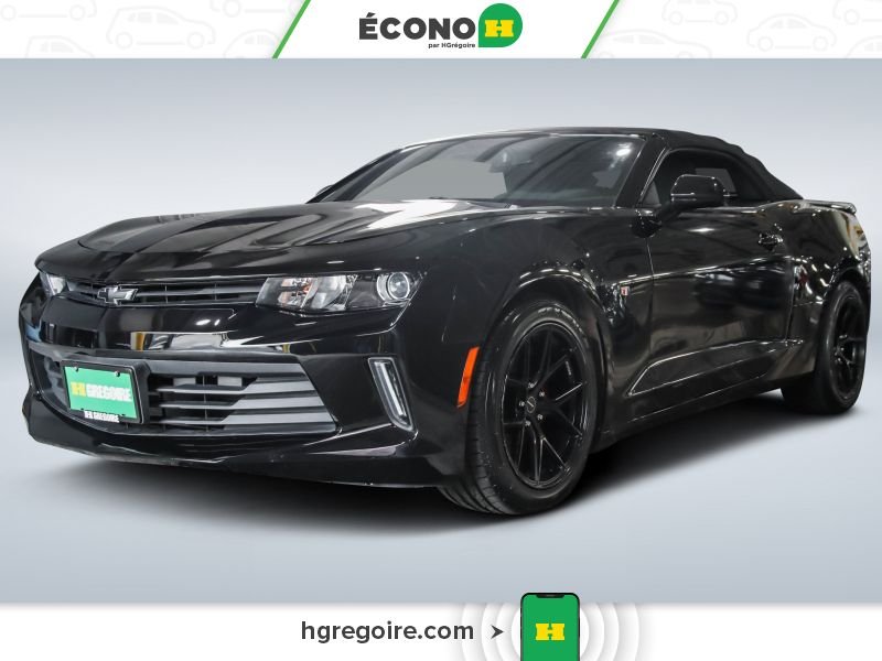 Chevrolet Camaro 821083 | 1LT CONVERTIBLE BLUETOOTH CAMÉRA MAGS 2017 Noir Laval - photo #2
