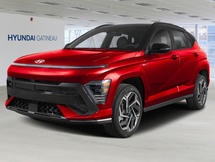 2025 HYUNDAI Kona 2025 Ultimate Red w/Abyss Black Roof