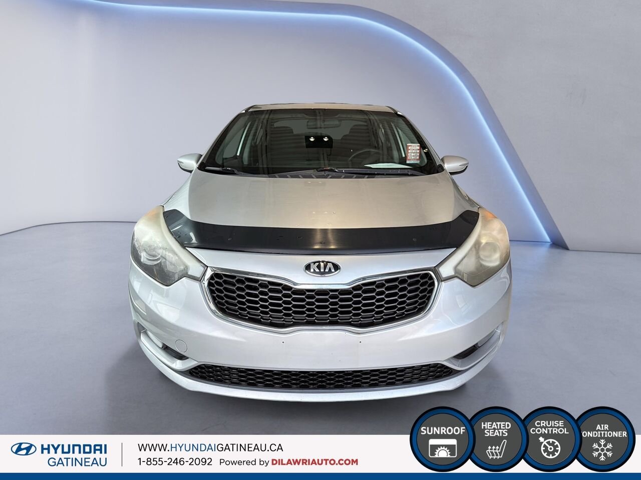 2014 Kia Forte LX+ berline 4 portes BA avec toit ouvrant Silver Ottawa & Gatineau - photo #1