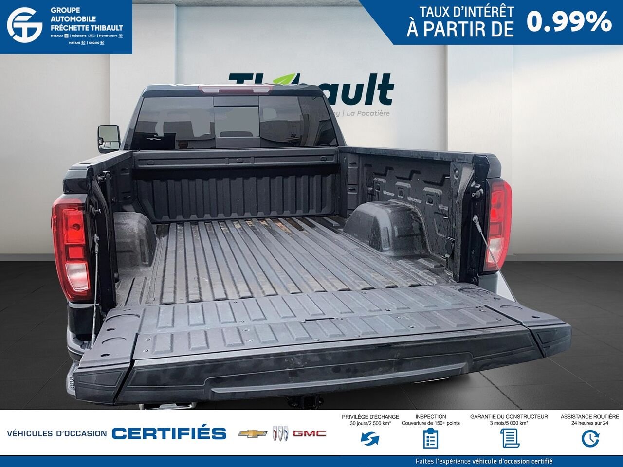 GMC SIERRA Elevation cabine multiplace 4RM 157 po 2024 Noir Montmagny - photo #5