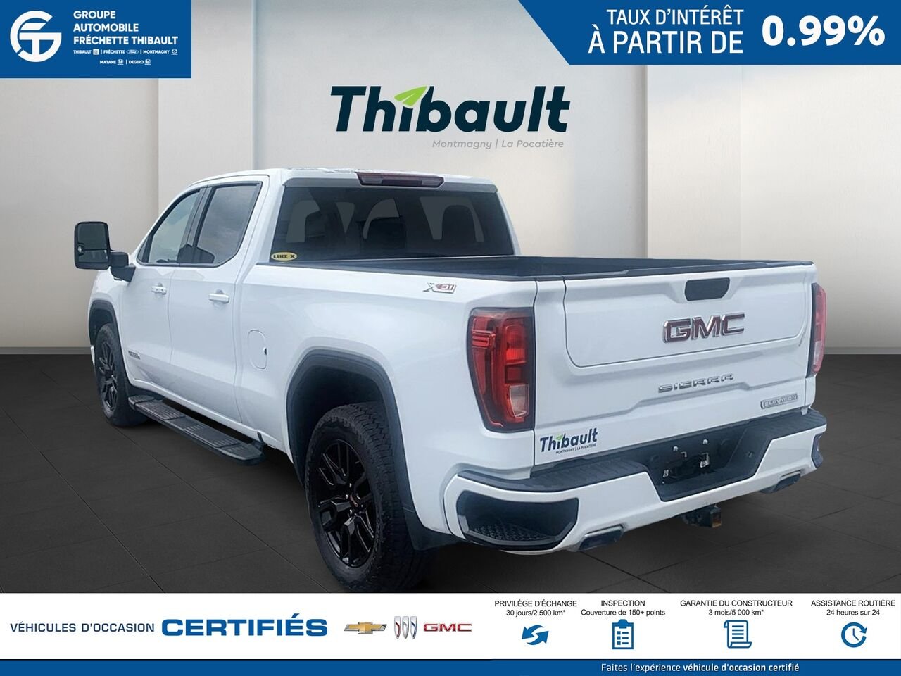 2024 GMC SIERRA Elevation cabine multiplace 4RM 157 po White Montmagny - photo #3