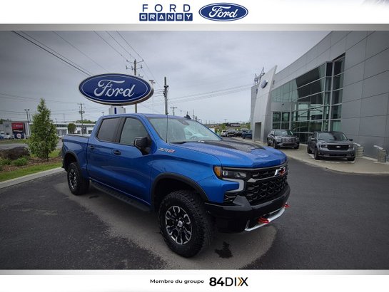 Chevrolet Silverado 1500 ZR2 cabine multiplace 4RM 147 po 2022 Bleu