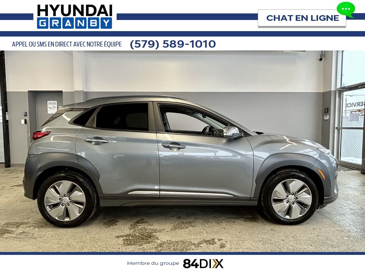 2021 Hyundai Kona Electric Grey Granby - photo #7