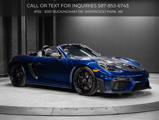 2025 Porsche 718 Spyder 2025 Blue