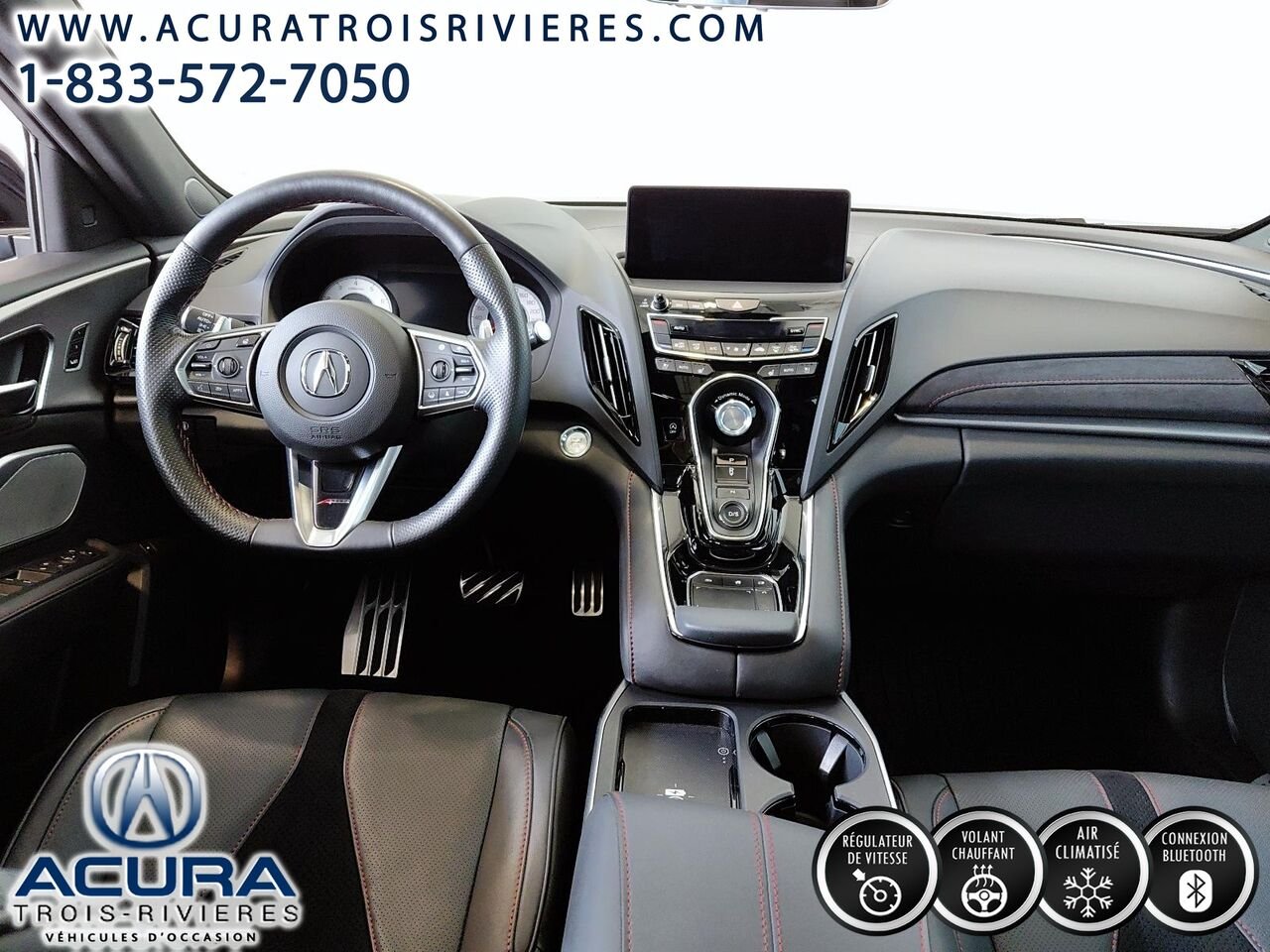 Acura RDX A-Spec sh-awd, toit pano, lumières DEL 2025 Noir Trois-Rivières - photo #18