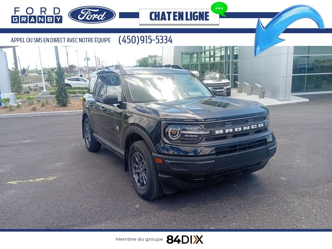 Ford BRONCO SPORT 2024 Noir Granby - photo #1