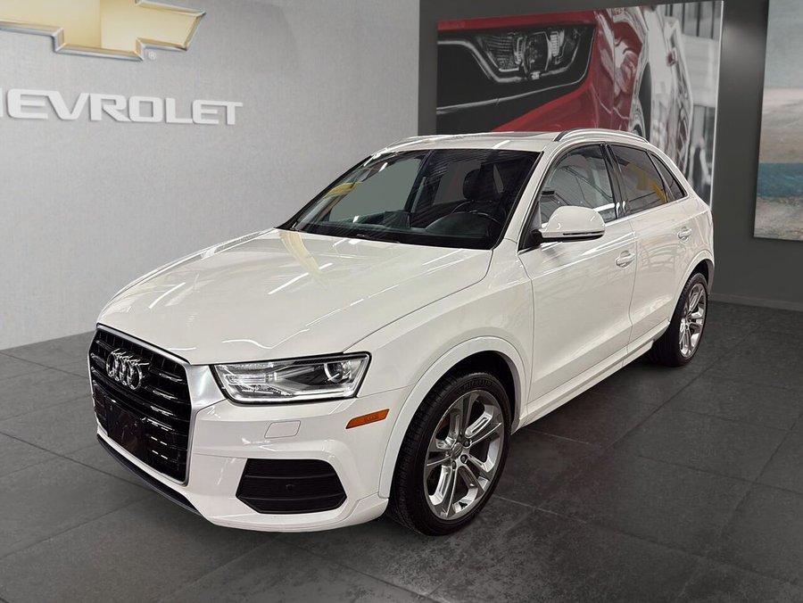 Audi Q3 PROGRESSIV + GARANTIE DISPONIBLE TOIT OUVRANT + 1-2-3 CHANCES AU CREDIT ! 2017 Blanc