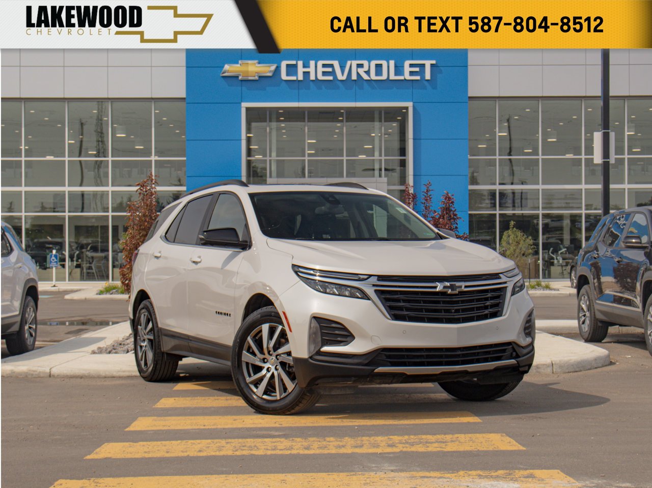2022 Chevrolet Equinox AWD 4dr LT w/1LT White Sherwood Park - photo #0