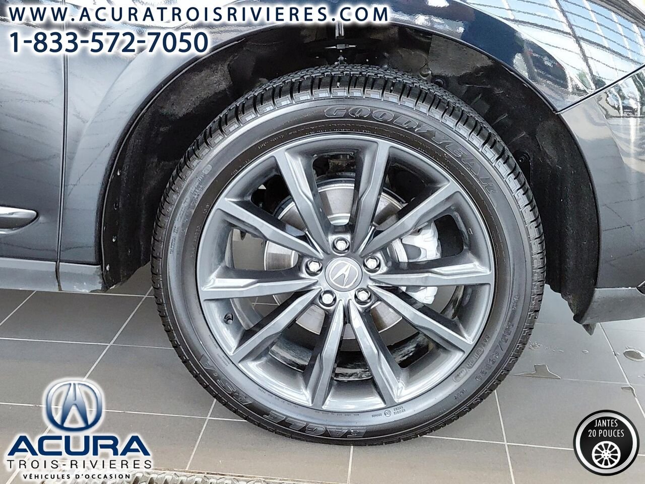 Acura RDX A-Spec sh-awd, toit pano, lumières DEL 2025 Noir Trois-Rivières - photo #4