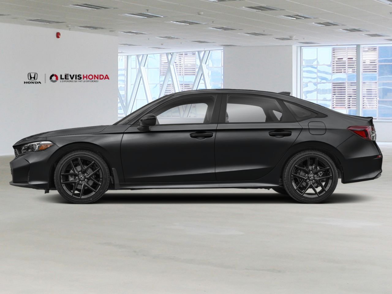 2026 HONDA Civic Sedan Sport CVT Crystal Black Pearl Lévis - photo #2