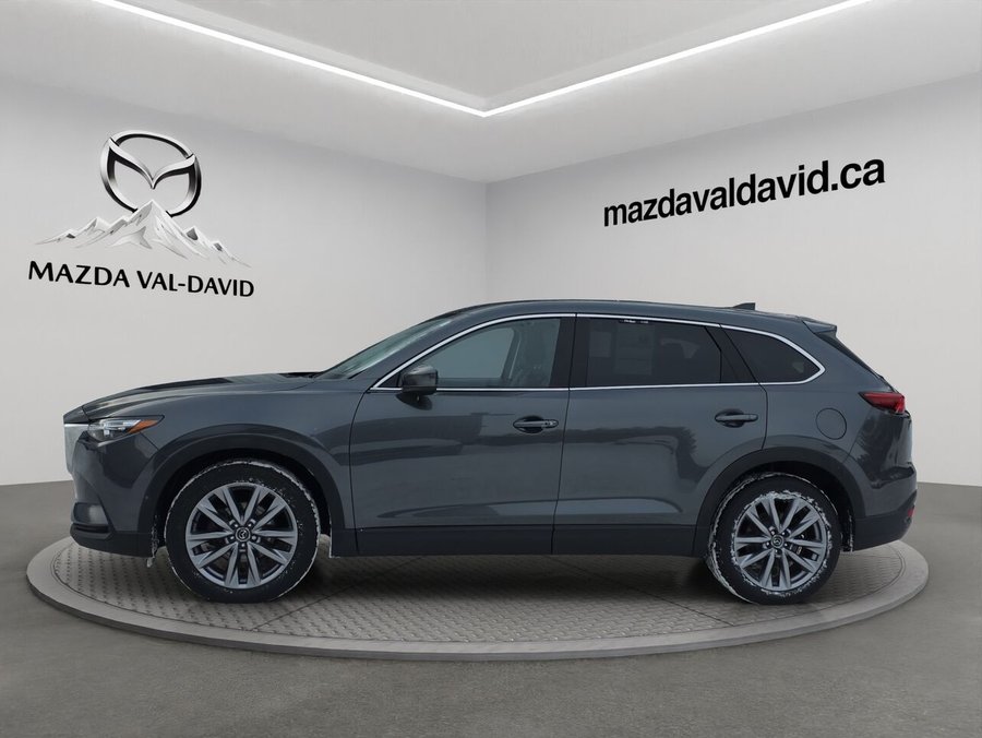 Mazda CX-9 AWD, 7 passagers, Jamais accidenté, Sièges en cuir, Toit ouvrant, Volant chauffant 2022 Gris
