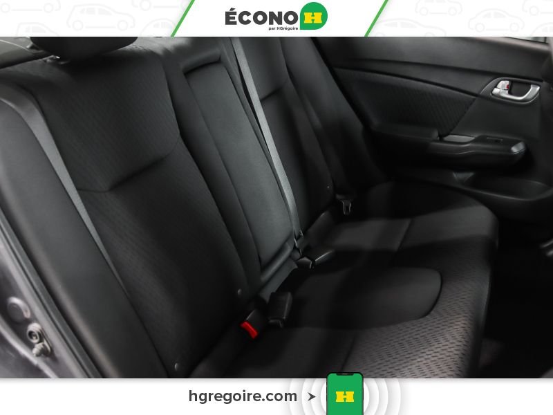 Honda Civic 821030 | EX AUTO A/C TOIT GR ELECT MAGS CAM RECUL 2015 Gris Laval - photo #23