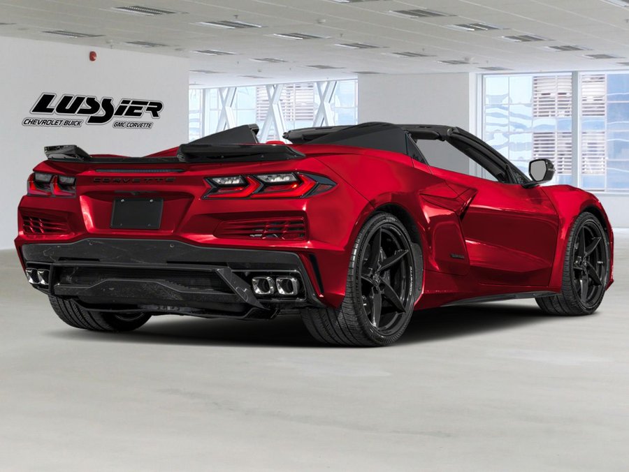 Chevrolet Corvette E-Ray cabriolet 2 portes avec 2LZ 2025 Teinte rouge brume métallisé