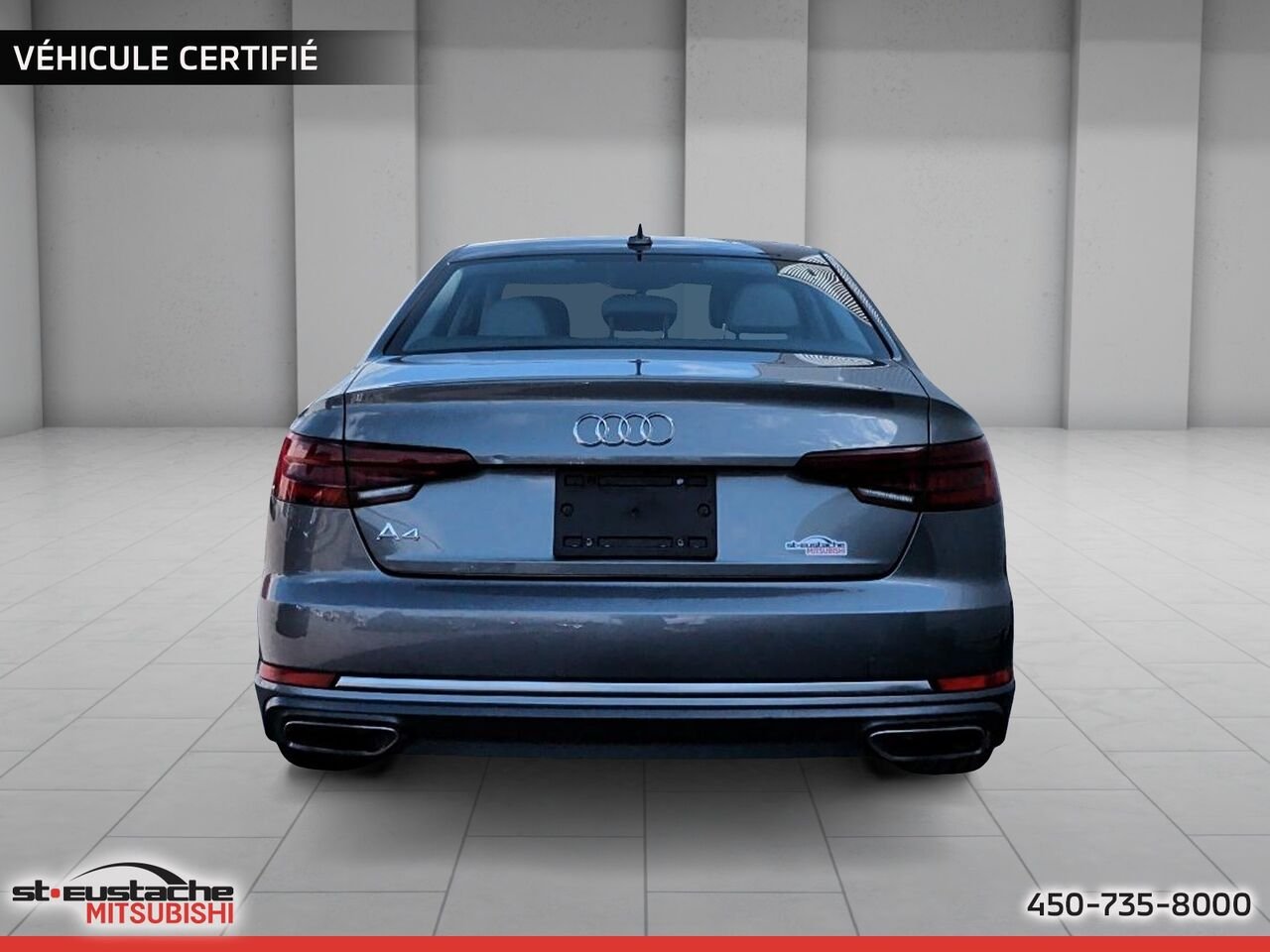 Audi berline A4 2019 Gris Saint-Eustache - photo #2