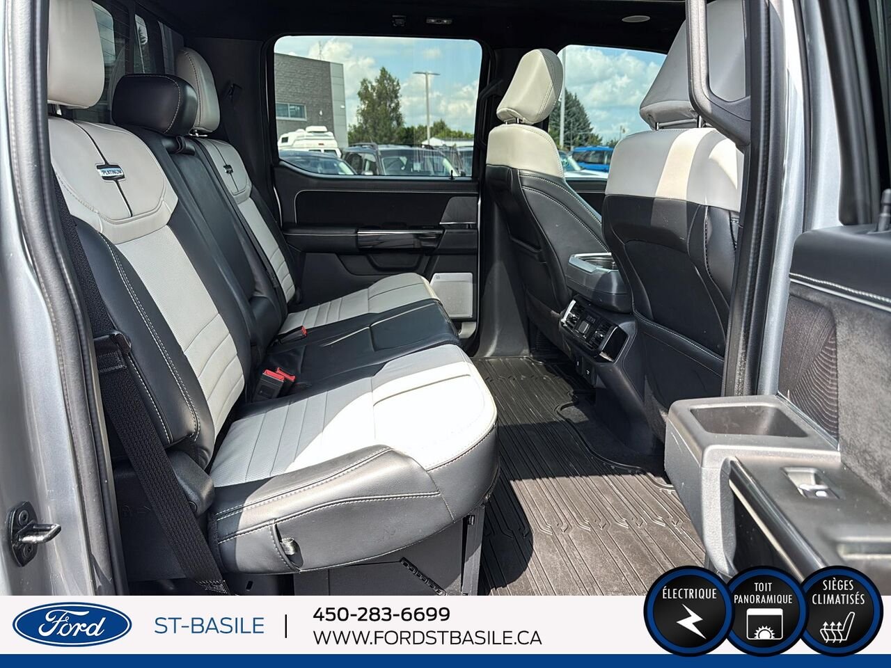 2023 Ford F-150 Lightning Silver Saint-Basile-le-Grand - photo #14