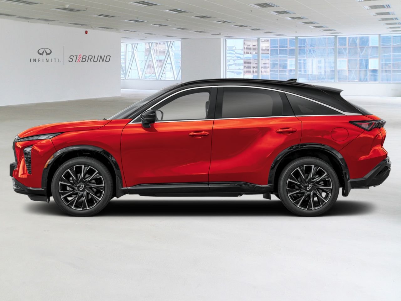 2027 INFINITI QX65 Sunfire Red/Black Obsidian Saint-Basile-le-Grand - photo #1