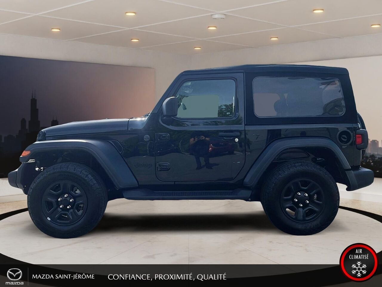 2024 Jeep Wrangler Sport | A/C | 4x4 | AUTOMATIQUE | V6 | Black Saint-Jérôme - photo #10