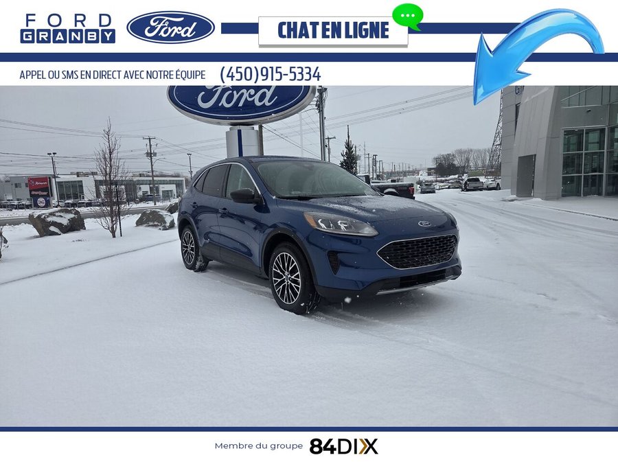 Ford Escape SE hybride rechargeable 2022 Bleu