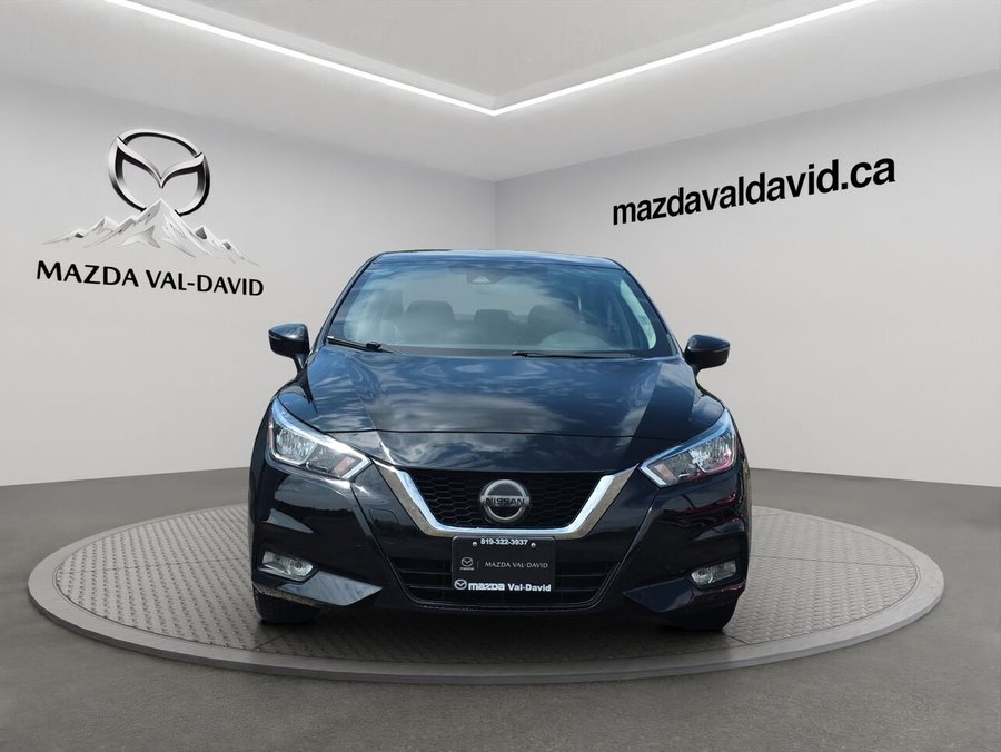 Nissan Versa S CVT, commande audio au volant, cruise control, Caméra de recul 2021 Noir