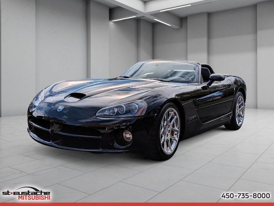 2005 Dodge Viper 2dr Convertible SRT10-MANUELLE Black