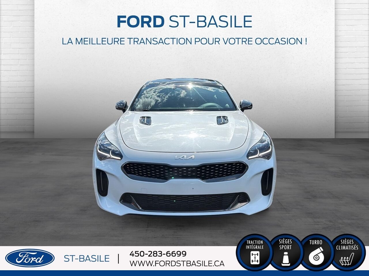 Kia Stinger 2023 Blanc Saint-Basile-le-Grand - photo #9