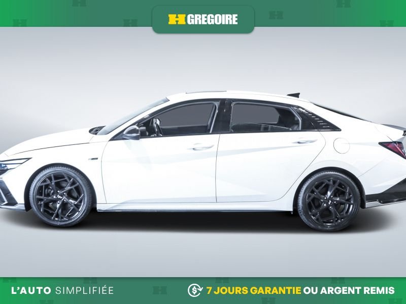 Hyundai Elantra 729693 | N Line Ultimate AUTO AC CUIR TOIT NAV GR ELEC MAGS 2025 Blanc Laval - photo #4