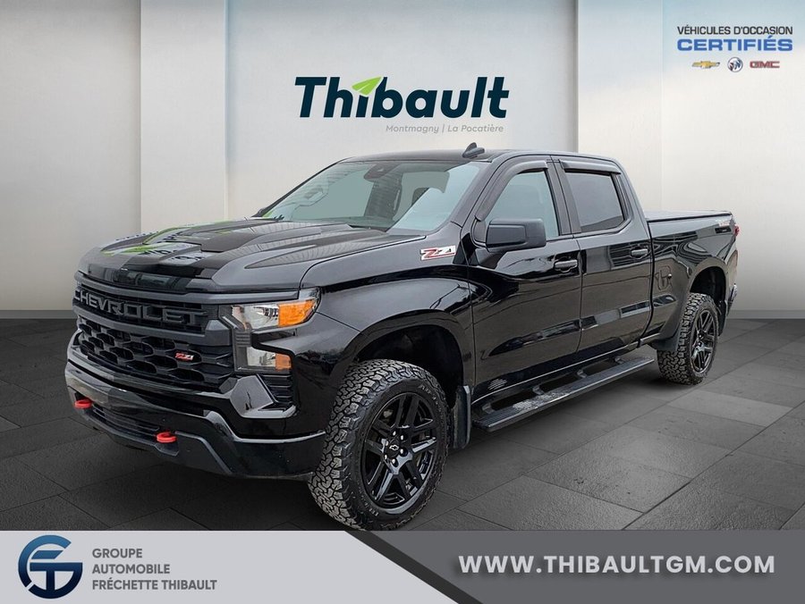 CHEVROLET SILVERADO Custom Trail Boss cabine multiplace 4RM 157 po 2022 Noir