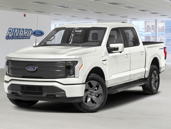 Ford F-150 Lightning 2025 2025 Blanc astral métallisé trois couches