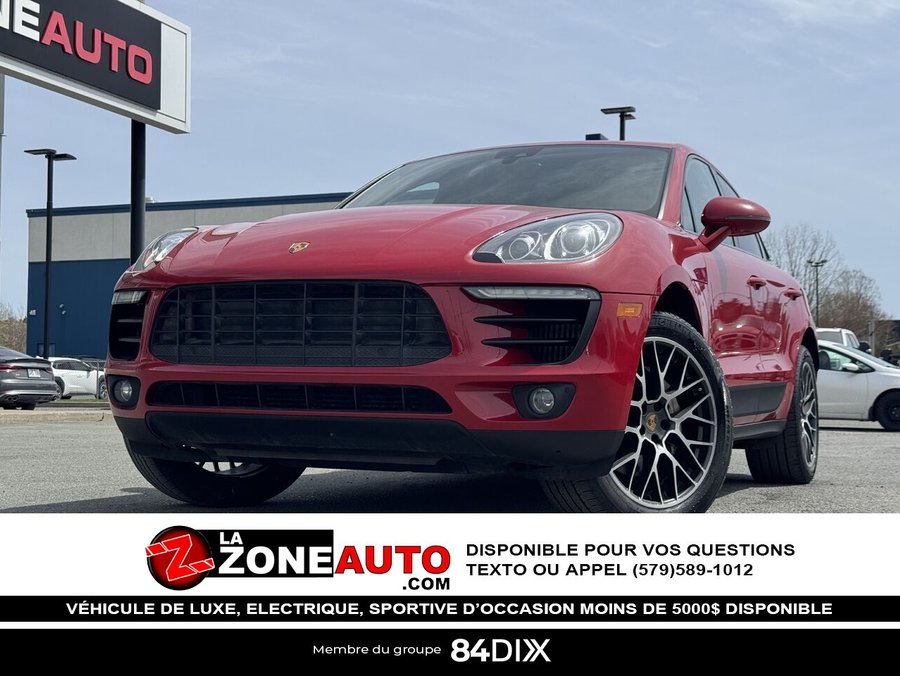 Porsche Macan S 2018 2018 Rouge