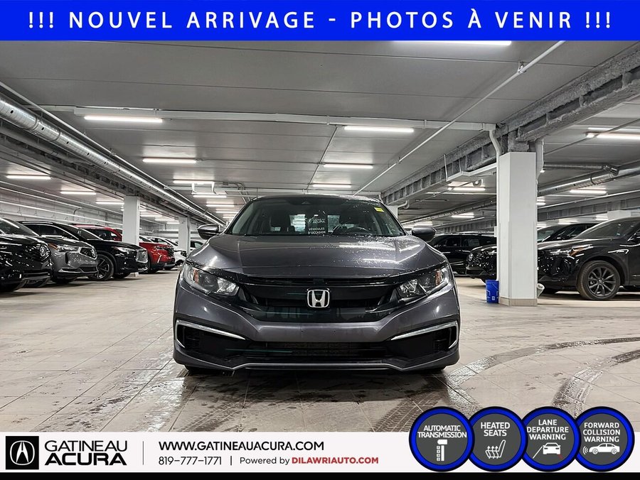 Honda Civic *** BAS KILOMÉTRAGE *** 2020 Gris