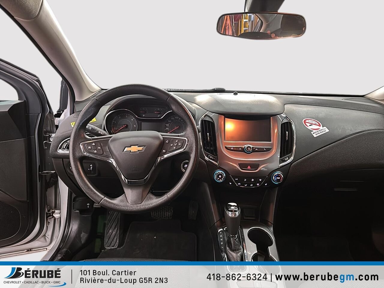 CHEVROLET CRUZE LT 1.6L berline 4 portes avec 1SH 2018 Argent Rivière-du-Loup - photo #9