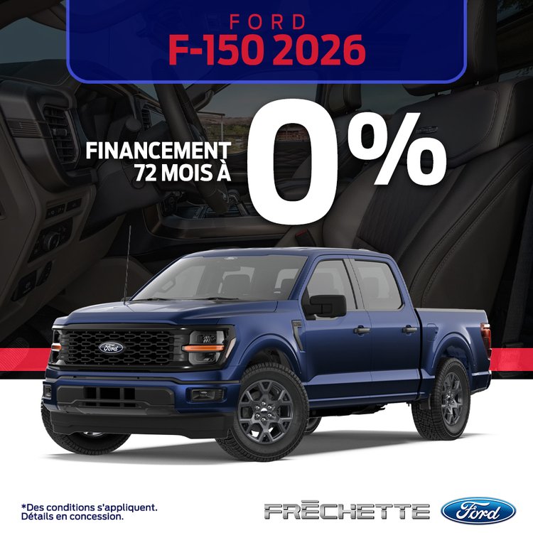 Frechette ford PROMO avril F 150 2026 FR