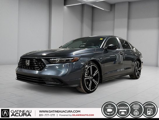 Honda Accord Hybride **UN PROPIO + CLEAN CARFAX** 2024 Gris