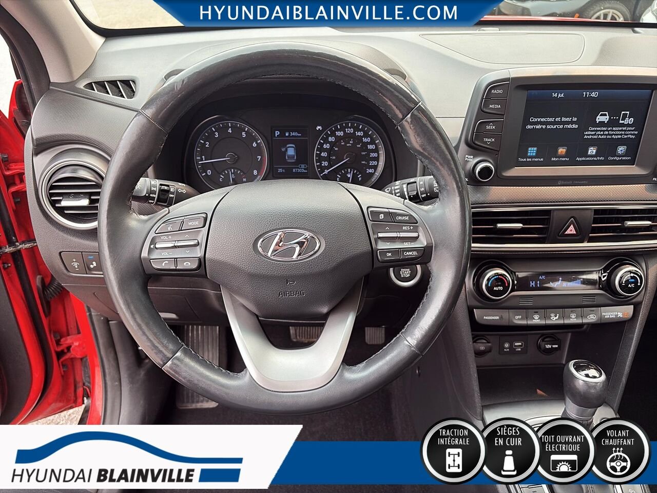 Hyundai Kona 2019 Orange Blainville - photo #15