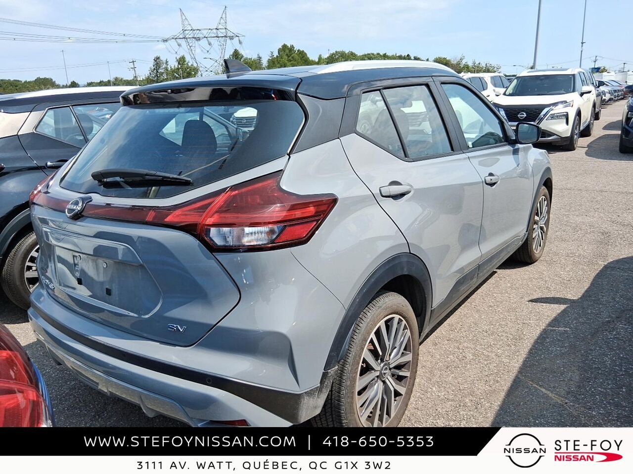 Nissan Kicks SV TA 2023 Gris Ste-Foy - photo #1