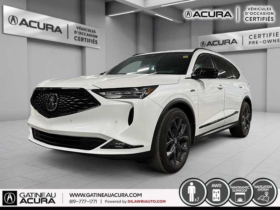 Acura MDX *** UN PROPRIO + BAS KILOMÉTRAGE *** 2024 Blanc