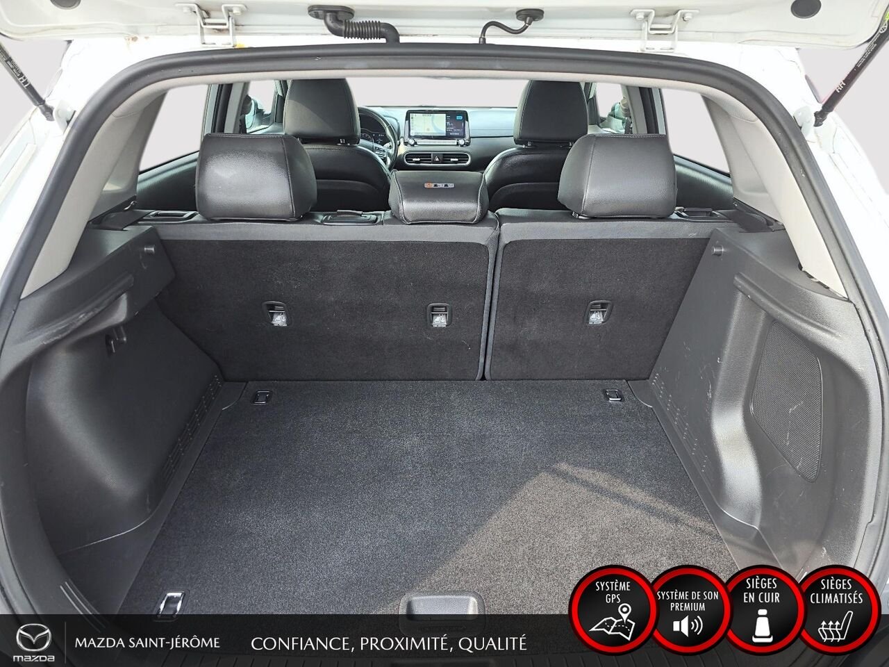 Hyundai Kona électrique Ultimate | TOIT OUVRANT | CUIR | 2021 Blanc Saint-Jérôme - photo #23