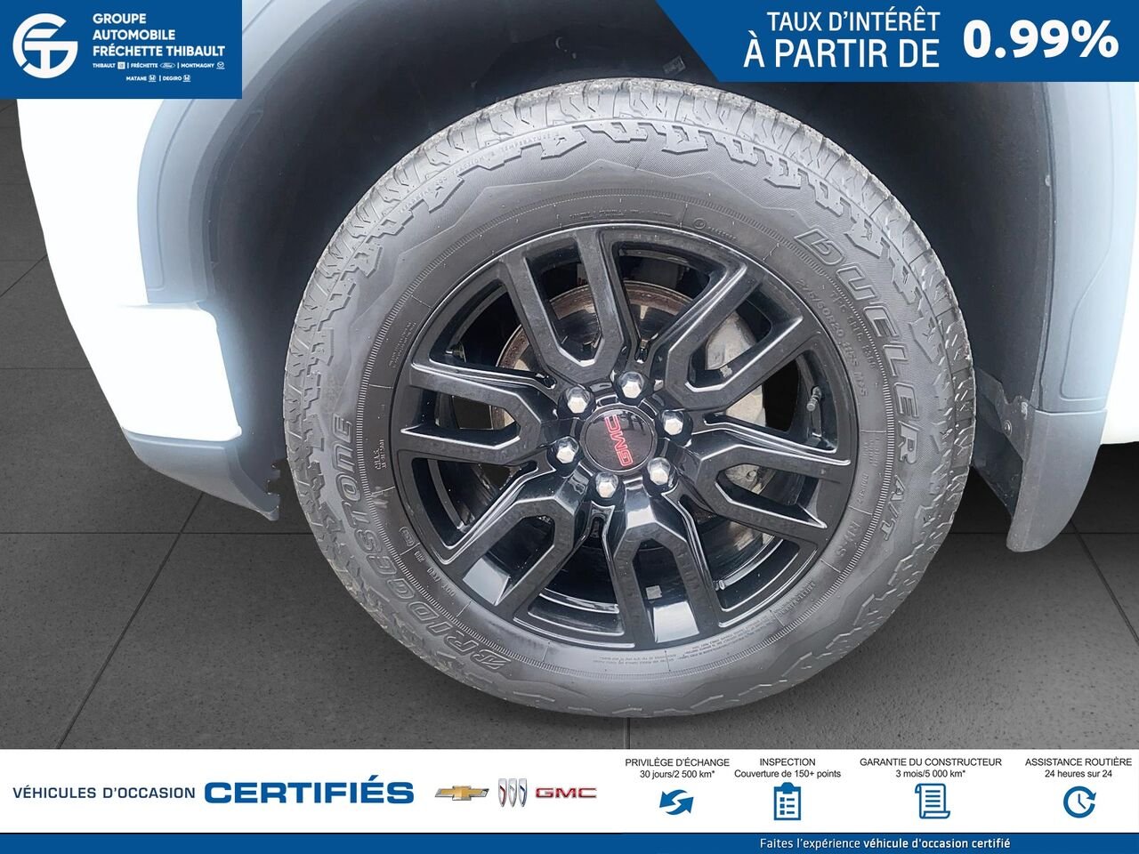 2024 GMC SIERRA Elevation cabine multiplace 4RM 157 po White Montmagny - photo #6