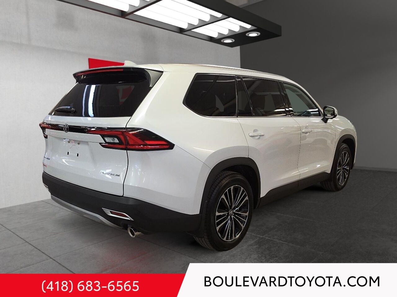 TOYOTA GRAND HIGHLANDER 100120A-109 | HYBRIDE PLATINUM MAX, AWD 2026 Blanc Québec - photo #3