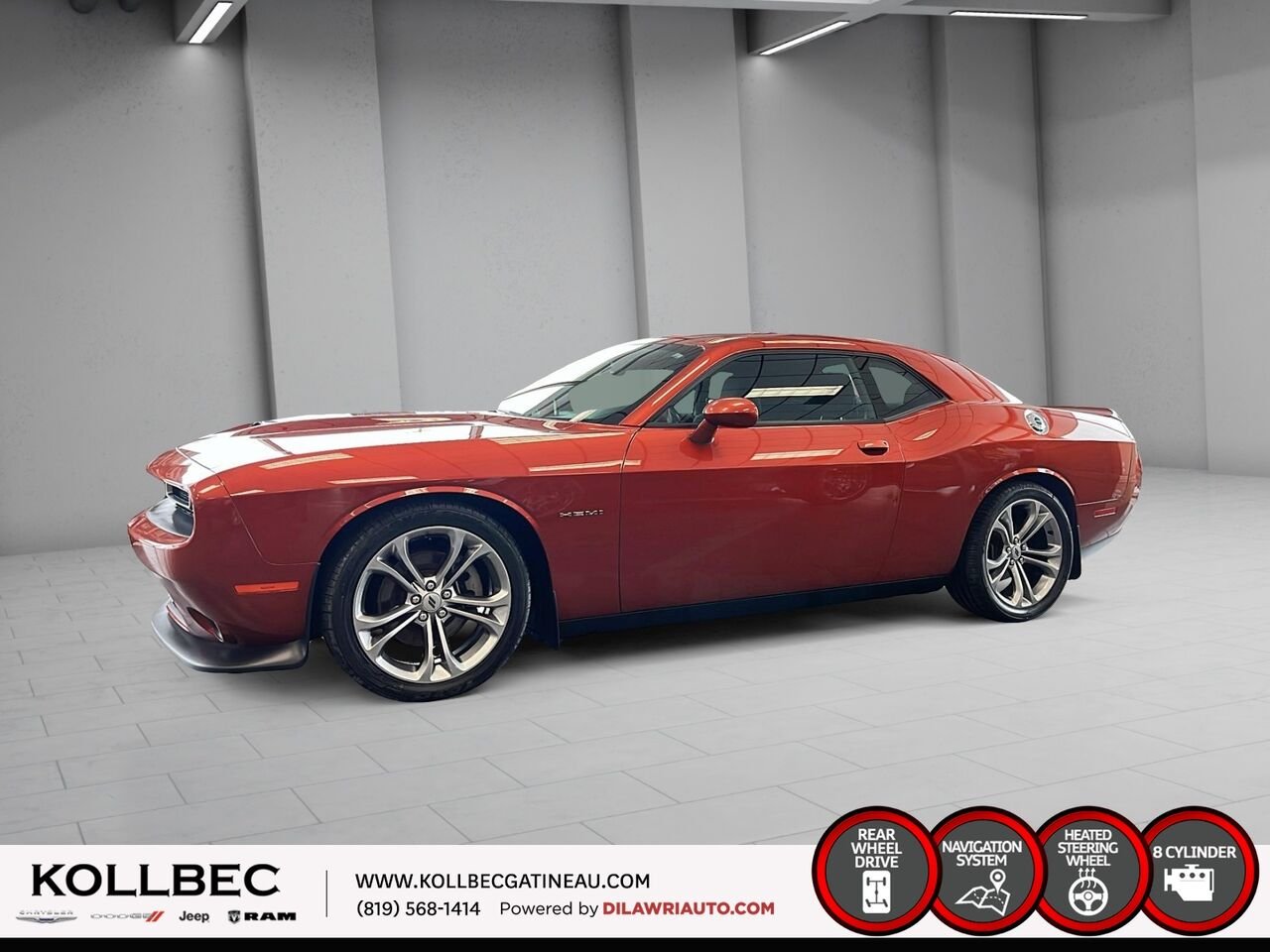 DODGE CHALLENGER U19190 | R/T 2021 Orange Gatineau - photo #18