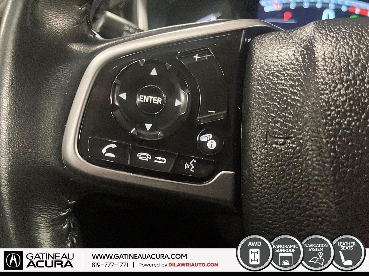 2020 Honda CR-V Touring AWD White Gatineau - photo #9