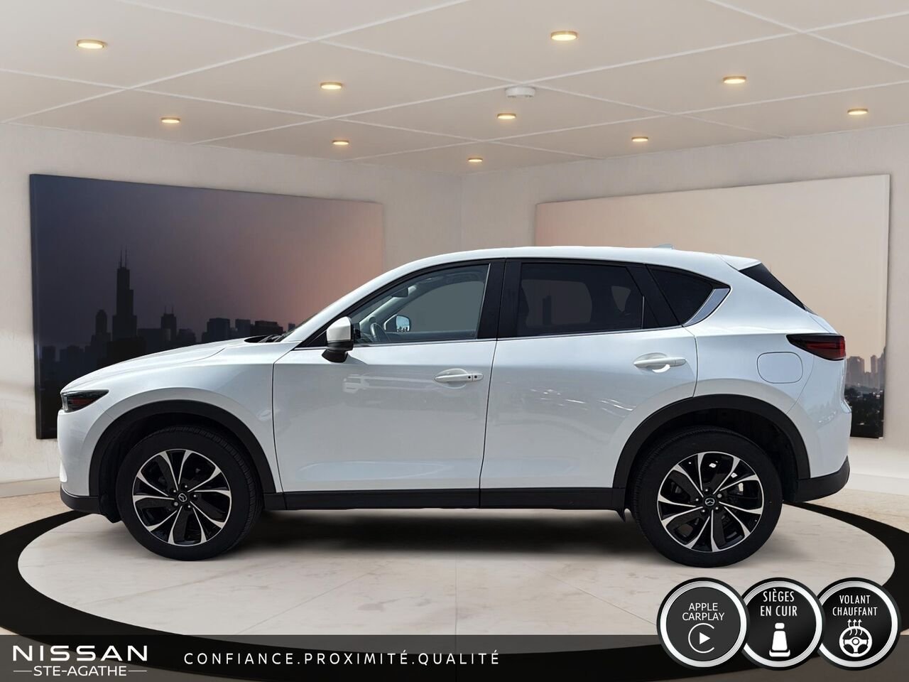 2022 Mazda CX-5 White Sainte-Agathe-des-Monts - photo #5