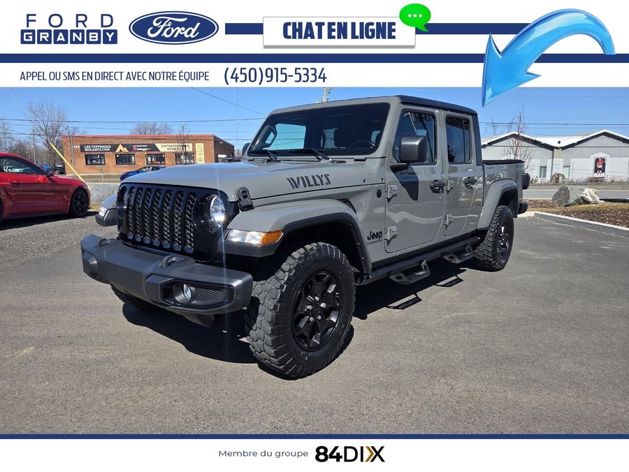 Jeep Gladiator V6 3.6L Willys 4x4 2021 Gris