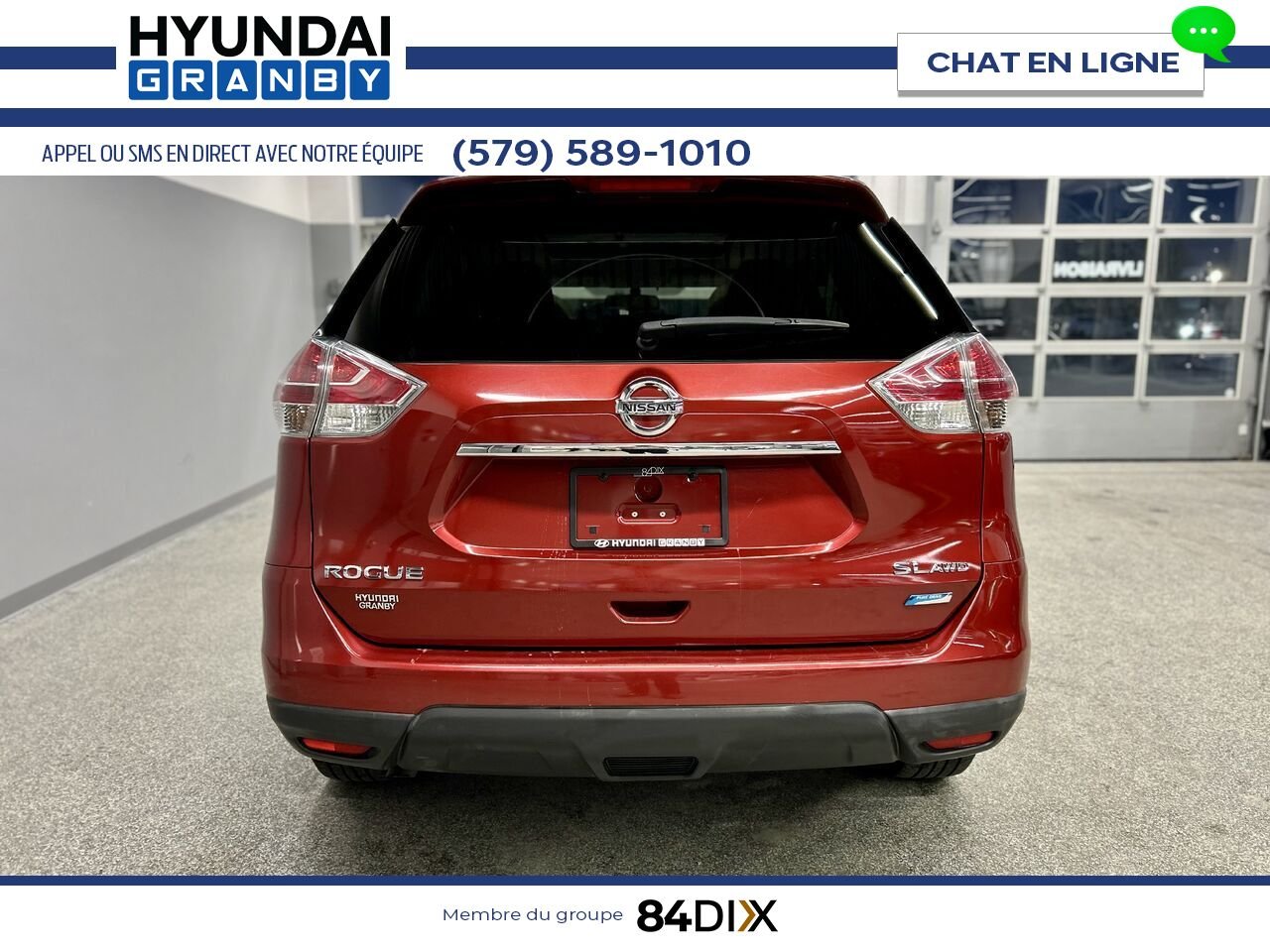 2014 Nissan Rogue Red Granby - photo #5