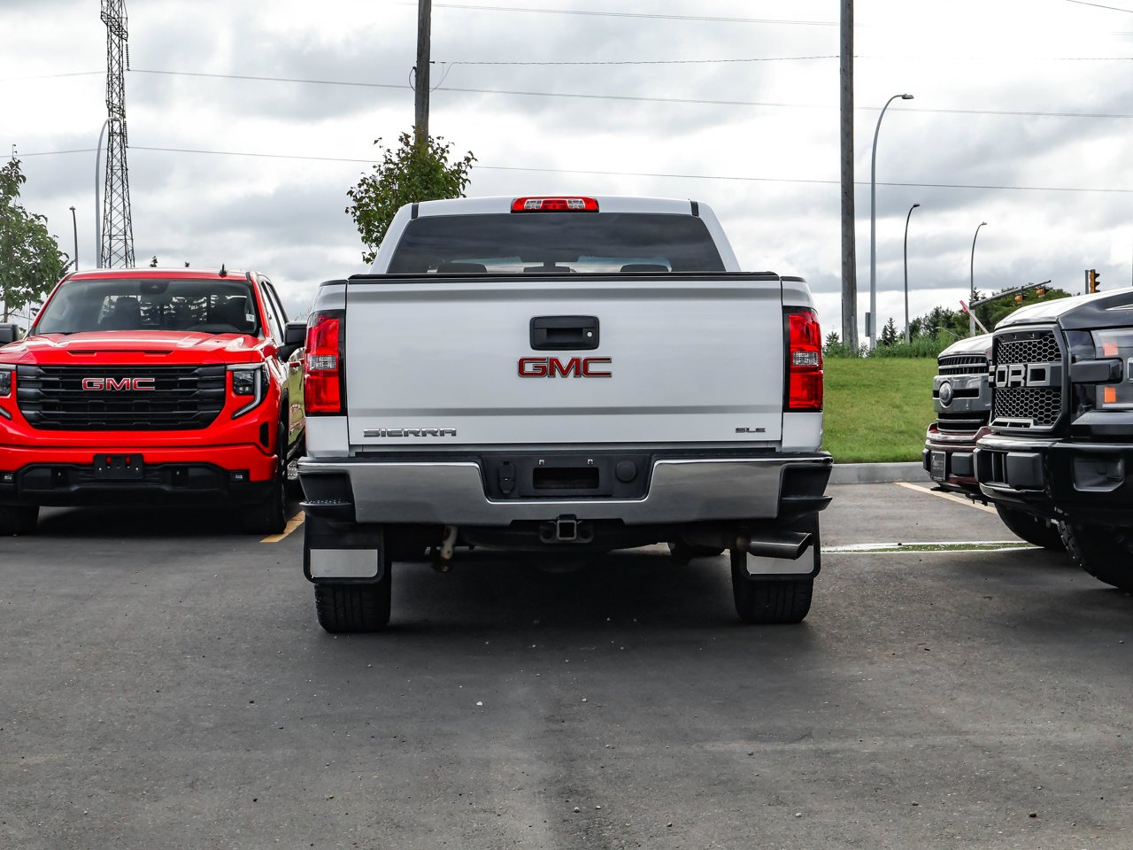 2016 GMC Sierra 1500 4WD Crew Cab 143.5 SLE White Sherwood Park - photo #6