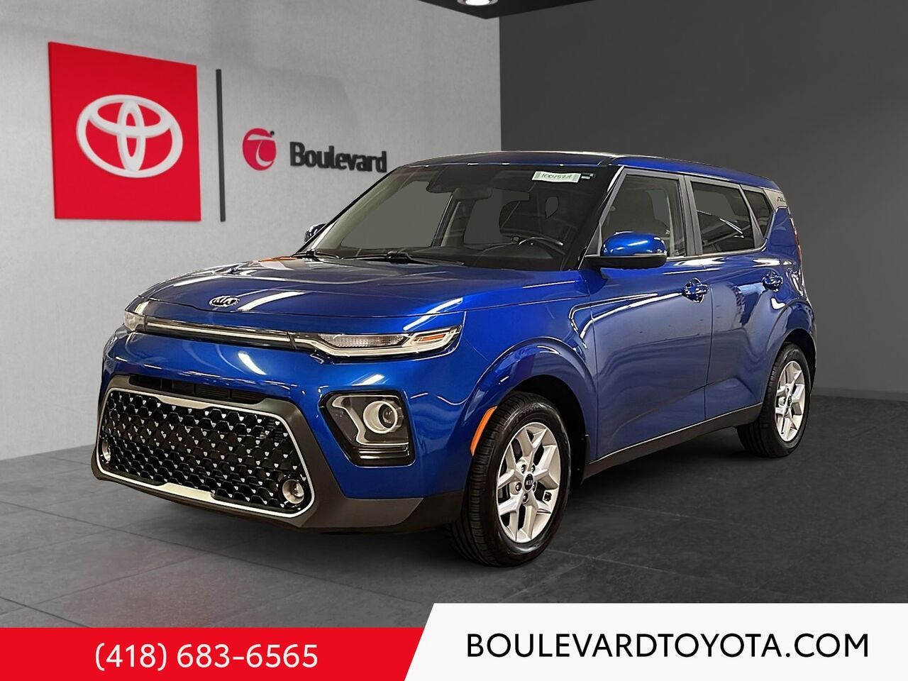 Blue 2020 Kia Soul SUV / Crossover Front-Wheel Drive Continuously Variable Transmission