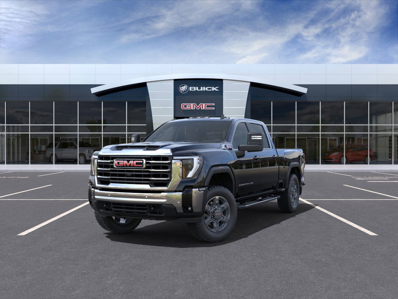 2025 GMC Sierra 2500HD SLE cabine multiplace 4RM 159 po ONYX BLACK Gatineau - photo #7