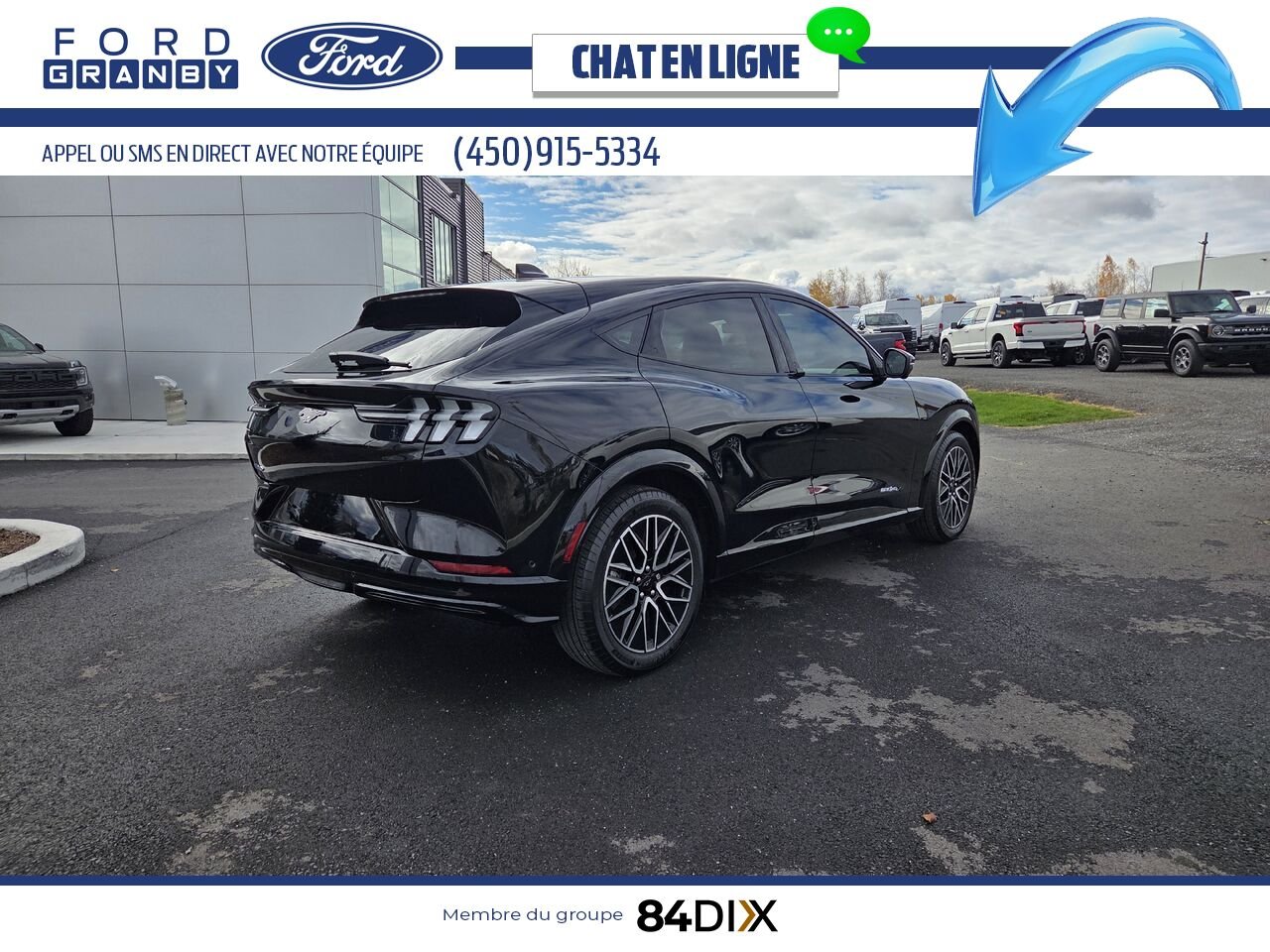 Ford Mustang Mach-E 2024 Noir Granby - photo #6
