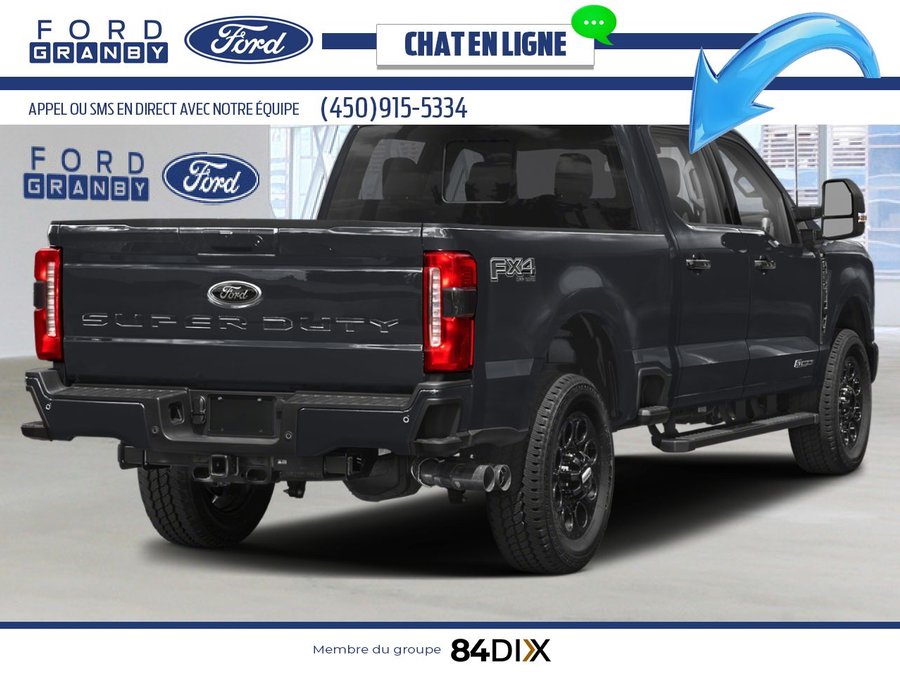 Ford Super Duty F-250 SRW XLT cabine 6 places 4RM caisse de 8 pi 2026 Noir agate métallisé