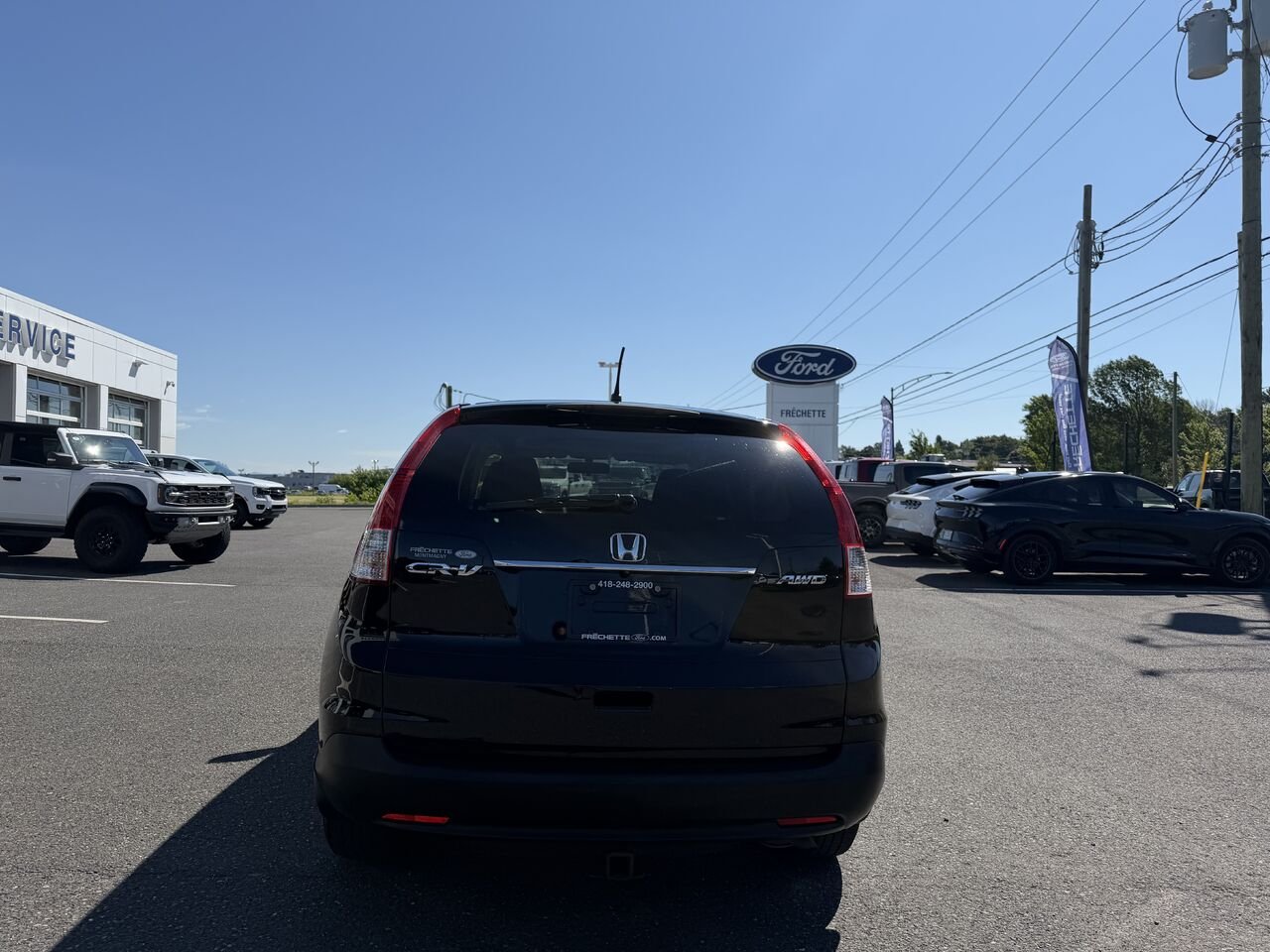 HONDA CR-V EX 2013 Noir Montmagny - photo #2